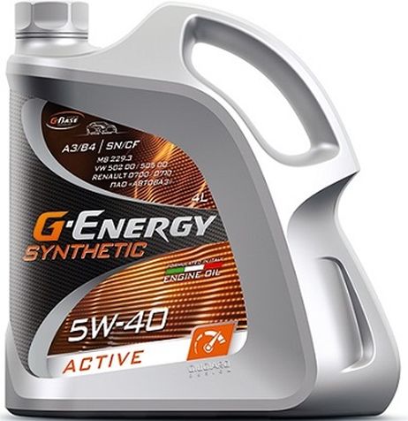 фото G-Energy 253142410 Synthetic Active 5w40 4л (sn/cf) (4шт/уп) G-Energy 253142410 Synthetic Active 5w40 4л (sn/cf) (4шт/уп)