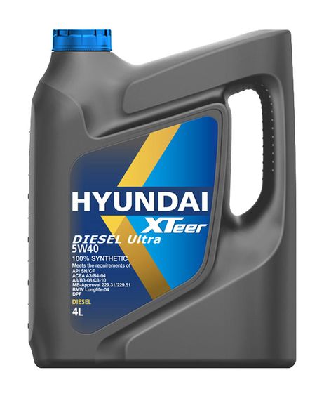 фото HYUNDAI XTeer 1041223 Xteer diesel ultra sn/cf 5w40 4l*4шт HYUNDAI XTeer 1041223 Xteer diesel ultra sn/cf 5w40 4l*4шт