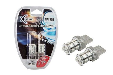 фото XENITE 1009287 Диод xenite tp137r 12V (t20/wr21/5w/7443) блистер 2ШТ XENITE 1009287 Диод xenite tp137r 12V (t20/wr21/5w/7443) блистер 2ШТ