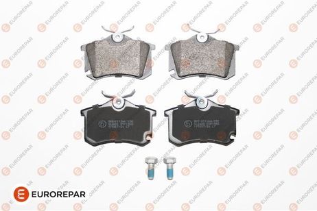EUROREPAR 1617250080 Колодки тормозные дисковые | зад |