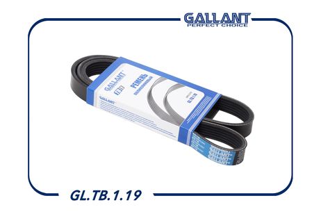 фото Gallant GL.TB.1.19 Ремень поликлиновый Gallant GL.TB.1.19 Ремень поликлиновый