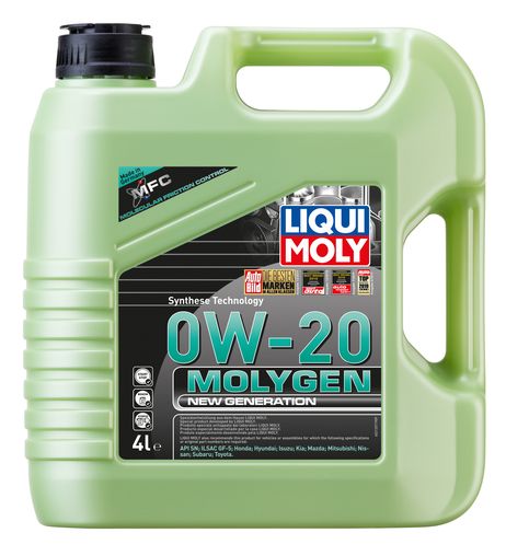 фото Liqui Moly 21357 0w-20 Molygen New Generation, 4л (НС-синт.мотор.масло) Liqui Moly 21357 0w-20 Molygen New Generation, 4л (НС-синт.мотор.масло)