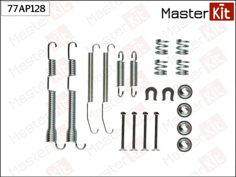 фото Master KiT 77AP128 Ремкомплект крепления тормозных колодок Master KiT 77AP128 Ремкомплект крепления тормозных колодок