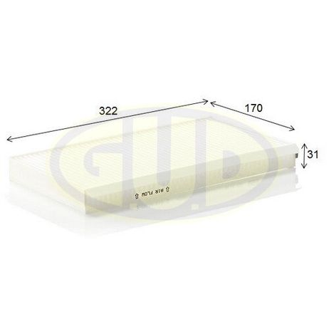 фото GUD GCF3139 Фильтр салона GUD GCF3139 Фильтр салона