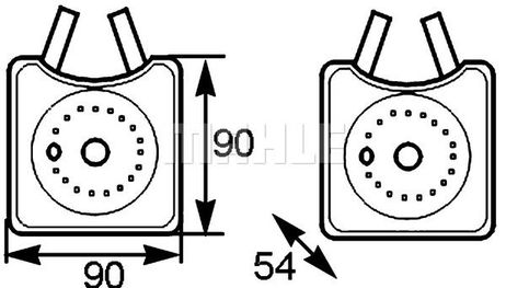 Knecht CLC163000S CLC 163 000S_радиатор масляный! Audi A4 1.8t 02-04/a6 1.8t 97-05