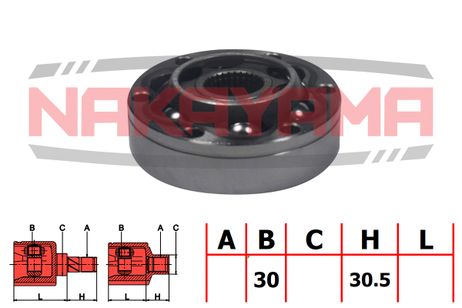 фото Nakayama NJ7154NY Шрус внутр-й к-кт VW touareg 2.5 R5 tdi/3.0 V6 tdi/3.2 v6/3.6 V6 fsi/4 Nakayama NJ7154NY Шрус внутр-й к-кт VW touareg 2.5 R5 tdi/3.0 V6 tdi/3.2 v6/3.6 V6 fsi/4