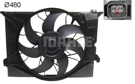 Mahle CFF 486 000S Вентилятор радиатора охлаждающей жидкости и конденсера 