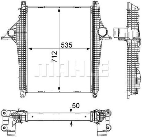Mahle CI 147 000P Интеркулер