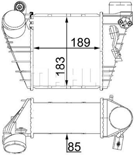 Mahle CI 22 000S Интеркулер