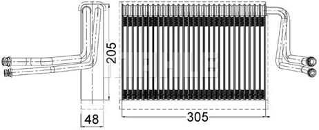 Mahle AE 113 000S Испаритель