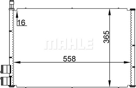 Mahle AC 298 000S Конденсер кондиционера