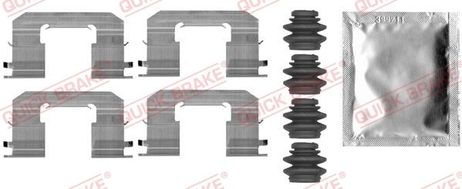 Quick Brake 1090006 Комплект монтажный тормозных колодок передн hyundai: i10 (ba/ia) 1.2 12.13- Mando