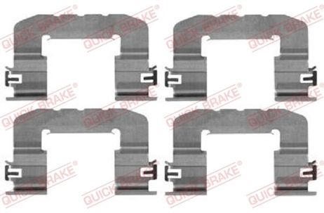 Quick Brake 1090017 Комплект монтажный тормозных колодок передн hyundai: Veloster 1.6 t-gdi 10.12- Sumitomo