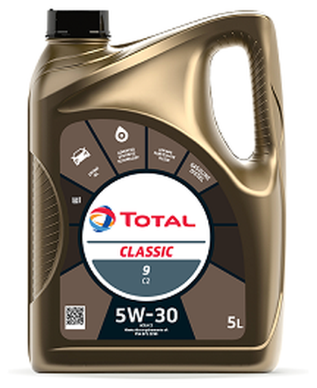 TOTAL 213856 Classic 9 C2 5w30, 5л