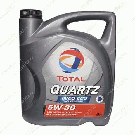 TOTAL 213685 Снят, замена 11210501 Масло моторное Quartz Ineo ECS 5w30 синт. 4л
