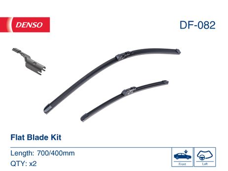 фото Denso DF-082 Комплект бескаркасных щеток стеклоочистителя 700мм/400мм Denso DF-082 Комплект бескаркасных щеток стеклоочистителя 700мм/400мм