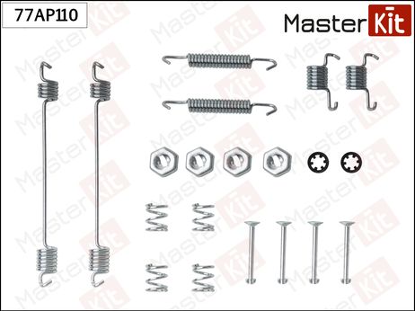 фото Master KiT 77AP110 Ремкомплект крепления тормозных колодок Master KiT 77AP110 Ремкомплект крепления тормозных колодок