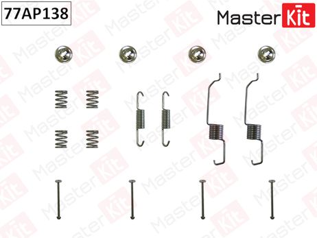 фото Master KiT 77AP138 Ремкомплект крепления тормозных колодок Master KiT 77AP138 Ремкомплект крепления тормозных колодок