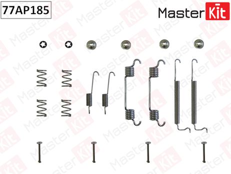 фото Master KiT 77AP185 Ремкомплект крепления тормозных колодок Master KiT 77AP185 Ремкомплект крепления тормозных колодок