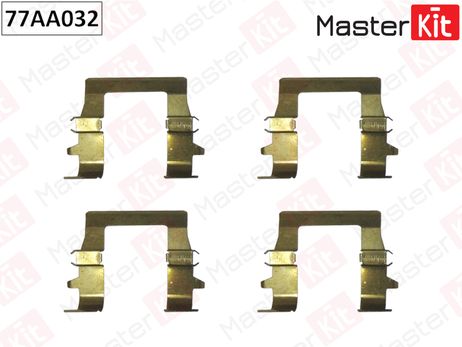 фото Master KiT 77AA032 Ремкомплект крепления тормозных колодок Master KiT 77AA032 Ремкомплект крепления тормозных колодок