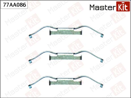 фото Master KiT 77AA086 Ремкомплект крепления тормозных колодок Master KiT 77AA086 Ремкомплект крепления тормозных колодок