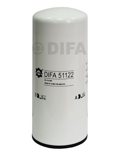 фото DIFA DIFA51122 Фильтр масляный DIFA DIFA51122 Фильтр масляный