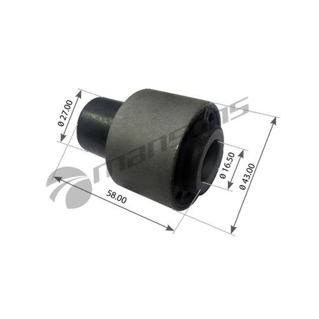 фото Mansons 400624 Сайлентблок 43X16.5X58mm HCV Mansons 400624 Сайлентблок 43X16.5X58mm HCV