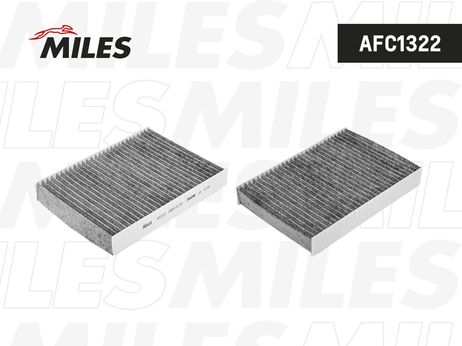 Miles AFC1322 Фильтр салона nissan qashqai 14- угольный