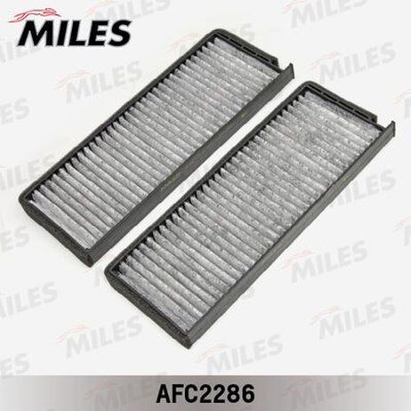 Miles AFC2286 Фильтр салона ssangyong rexton (упак.2шт.) угольный