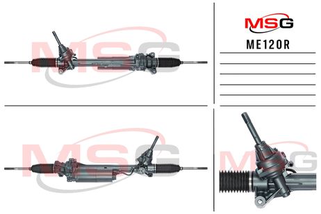 фото MSG ME120R Рейка рулевая с ЭУР восстановленная MSG ME120R Рейка рулевая с ЭУР восстановленная