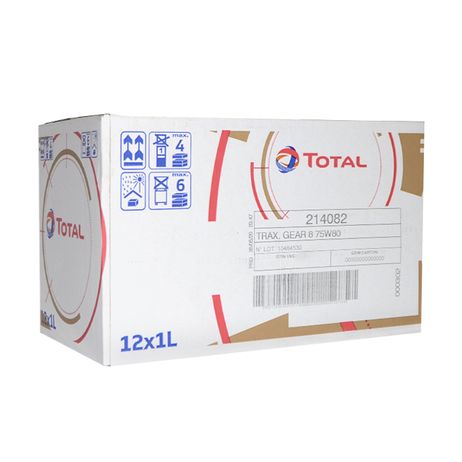 TOTAL 214082 Масло трансмиссионное Transmission Gear 8 75w80 (gl-4+) 1л  