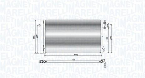 Magneti Marelli 350203752000 Конденсер кондиционера