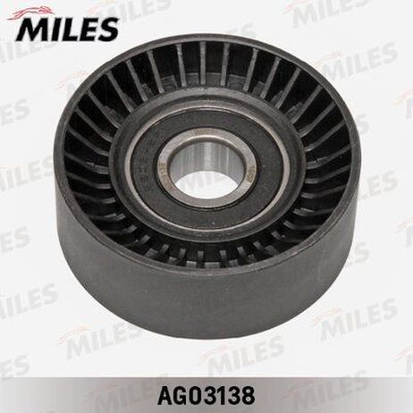 Miles AG03138 Ролик ремня приводного ssangyong kyron/rexton/action/rodius 2.0d/2.7d 04-