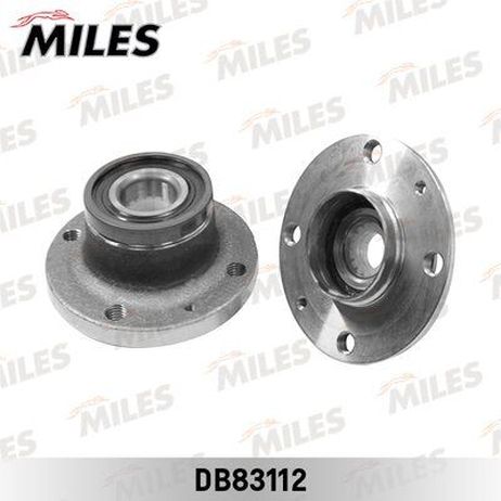 Miles DB83112 Ступица с подшипником задняя (4 отверстия) abs, opel corsa d 2006-/ Adam (m13)/ fiat grande punto 2005-