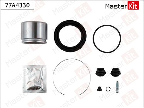 фото Master KiT 77A4330 Ремкомплект тормозного суппорта + поршень | перед | Master KiT 77A4330 Ремкомплект тормозного суппорта + поршень | перед |