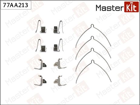Master KiT 77AA213 Ремкомплект крепления тормозных колодок