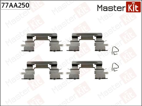 фото Master KiT 77AA250 Ремкомплект крепления тормозных колодок Master KiT 77AA250 Ремкомплект крепления тормозных колодок