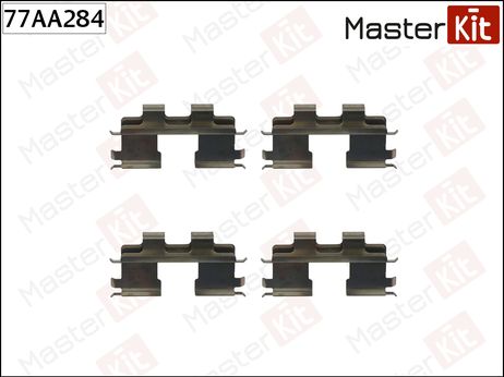 фото Master KiT 77AA284 Ремкомплект крепления тормозных колодок Master KiT 77AA284 Ремкомплект крепления тормозных колодок