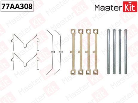 фото Master KiT 77AA308 Ремкомплект крепления тормозных колодок Master KiT 77AA308 Ремкомплект крепления тормозных колодок