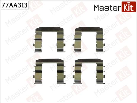 фото Master KiT 77AA313 Ремкомплект крепления тормозных колодок Master KiT 77AA313 Ремкомплект крепления тормозных колодок