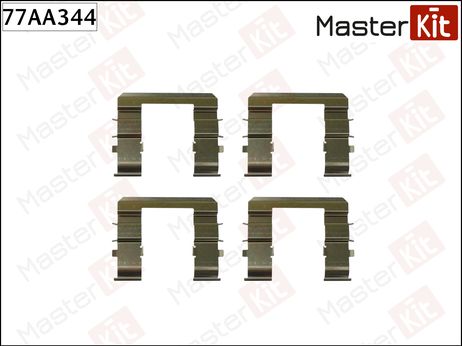 фото Master KiT 77AA344 Ремкомплект крепления тормозных колодок Master KiT 77AA344 Ремкомплект крепления тормозных колодок