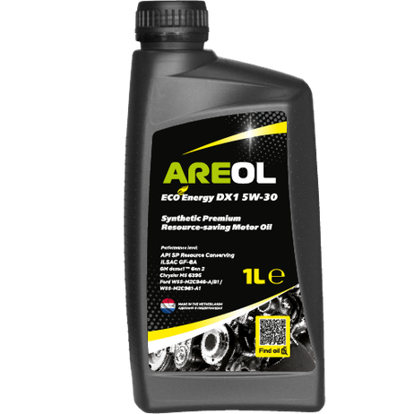 фото AREOL 5W30AR072 ECO Energy DX1 5w30 (1l) Масло моторное синтетическое API sn/sn Plus, ilsac gf-5, GM Dexos 1 Gen 2 AREOL 5W30AR072 ECO Energy DX1 5w30 (1l) Масло моторное синтетическое API sn/sn Plus, ilsac gf-5, GM Dexos 1 Gen 2