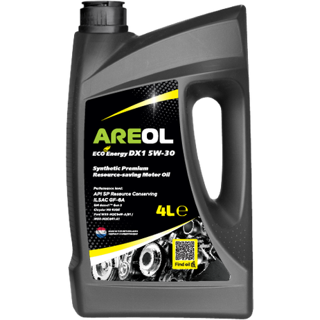 фото AREOL 5W30AR073 ECO Energy DX1 5w30 (4l) Масло моторное синтетическое API sn/sn Plus, ilsac gf-5, GM Dexos 1 Gen 2 AREOL 5W30AR073 ECO Energy DX1 5w30 (4l) Масло моторное синтетическое API sn/sn Plus, ilsac gf-5, GM Dexos 1 Gen 2