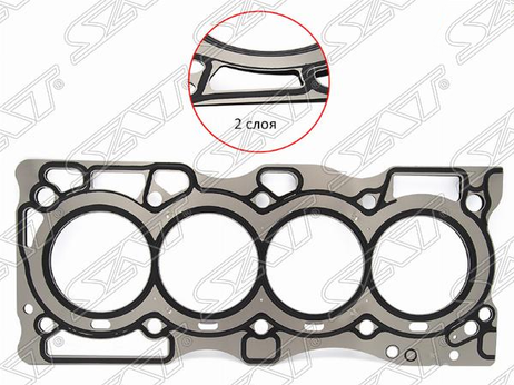 фото SAT ST11044ET80A Прокладка ГБЦ nissan x-trail/teana qr20/qr25de 09- SAT ST11044ET80A Прокладка ГБЦ nissan x-trail/teana qr20/qr25de 09-