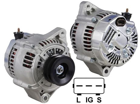 фото SAT ST2706017230N Генератор toyota land cruiser 100 4,2 1hdfte 98- 12V 120a SAT ST2706017230N Генератор toyota land cruiser 100 4,2 1hdfte 98- 12V 120a