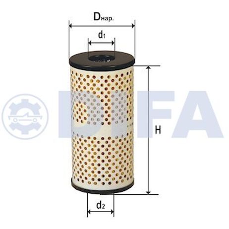 DIFA DIFA5328 Фильтр масла  5328 аналог eko-02.31, eko-203, 7401012038(40)