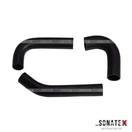фото Sonatex 101914 Патрубки радиатора Москвич Иж-412 комплект 3 штуки Sonatex 101914 Патрубки радиатора Москвич Иж-412 комплект 3 штуки