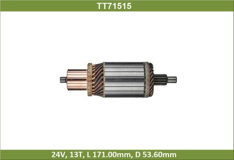 фото Tesla TT71515 Ротор стартера Tesla TT71515 Ротор стартера