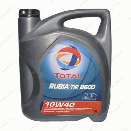 TOTAL 213670 Rubia TIR 8600 10w40, 5л HCV