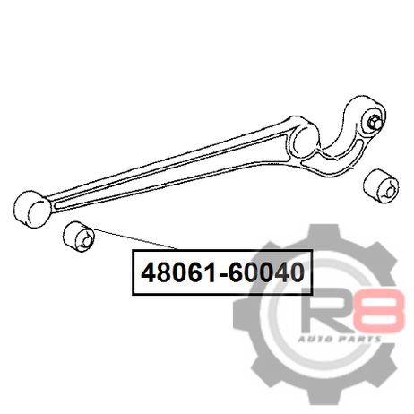 R8 R84806160040 сайлентблок переднего нижнего рычага [задний]
